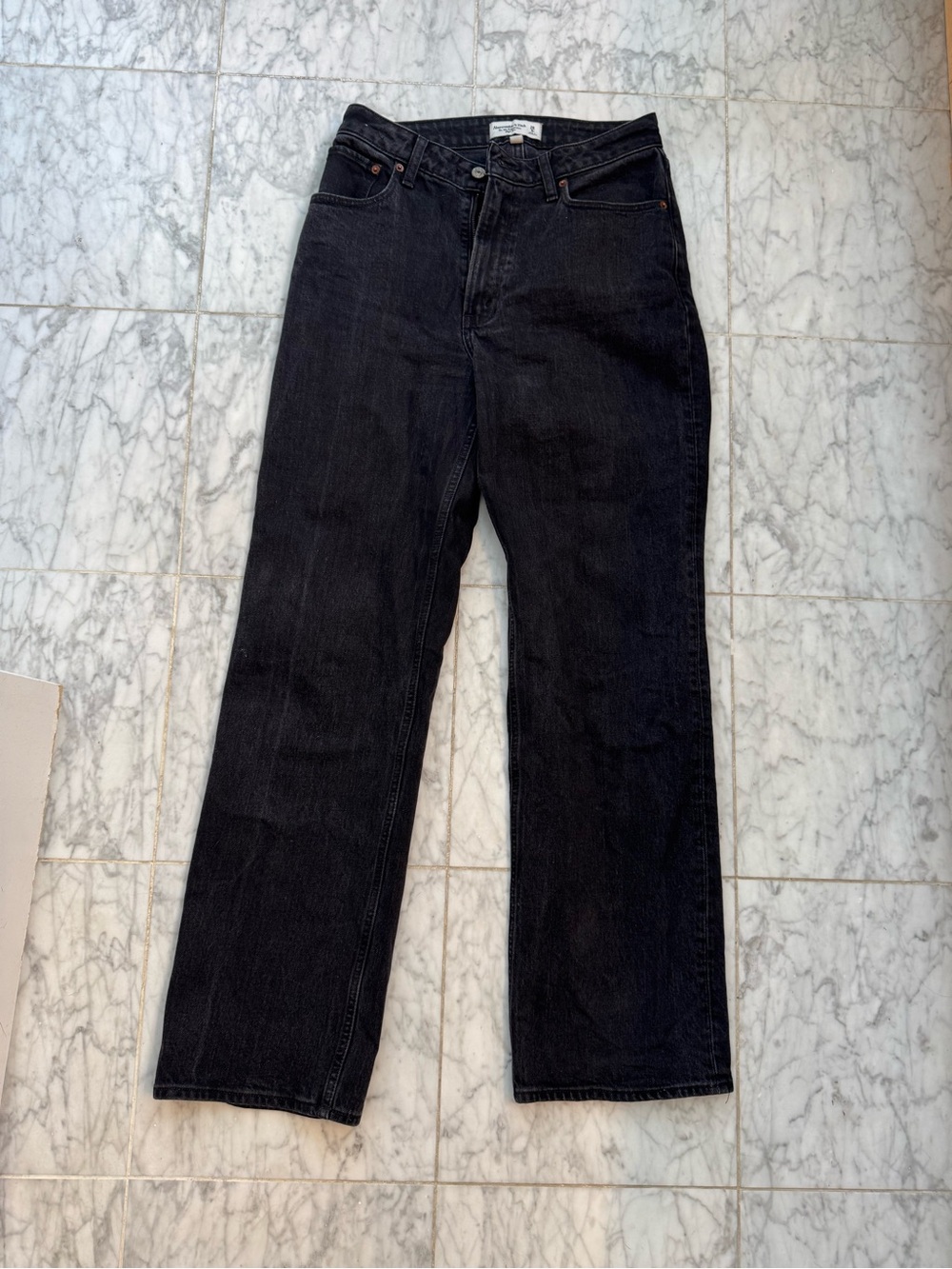 Abercrombie & Fitch Women’s Curve Love Black Jeans